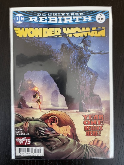 DC Universe Rebirth Wonder Woman Comic #2 Year One Begins Here 2016
