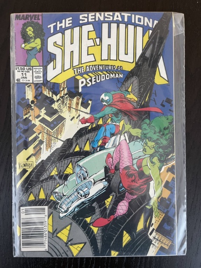 Sensational She-Hulk Comic #11 Marvel Comics 1990 Copper Age Steve Gerber