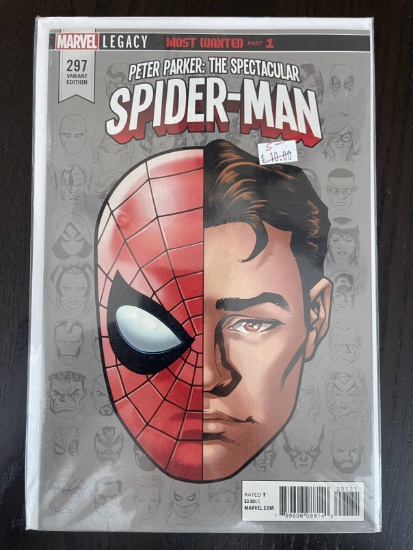 Spectacular Spider-Man Comic #297 Variant Retailer Incentive Cover C Marvel 2018