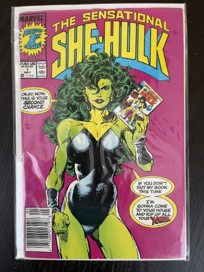 Sensational She-Hulk Comic #1 Marvel Comics 1989 Copper Age KEY FIRST ISSUE John Byrne