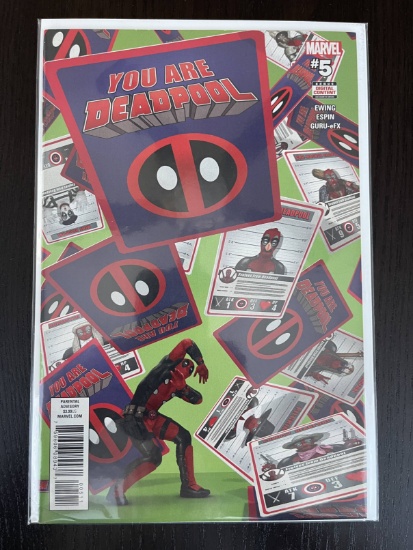 You Are Deadpool Comic #5A Marvel Also Is A Role-Playing Adventure! 2018