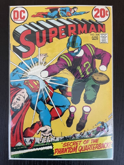 Superman Comic #264 DC Comics 20 Cents 1973 Bronze Age Nick Cardy Curt Swan Cary Bates