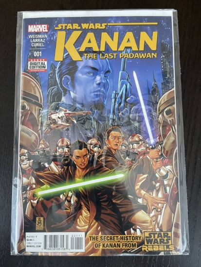 Star Wars Kanan Comic #1 Marvel Key 1st Issue 2015