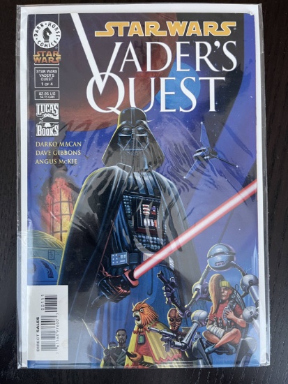 Star Wars Vaders Quest Comic #1 Dark Horse Comics 1999