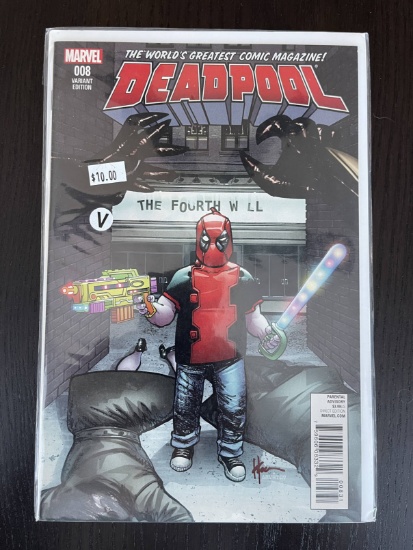 Deadpool Comic #008 Variant C Marvel 2016 4th Series Limited Retailer Incentive Variant