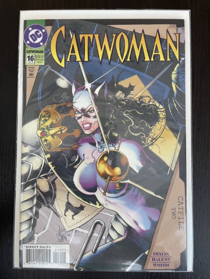 Catwoman Comic #16 DC  Comics 1994 Raining Cats