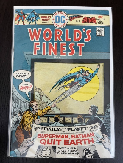 Worlds Finest Comics #234 DC 1975 Bronze Age 25 Cents Batman Superman