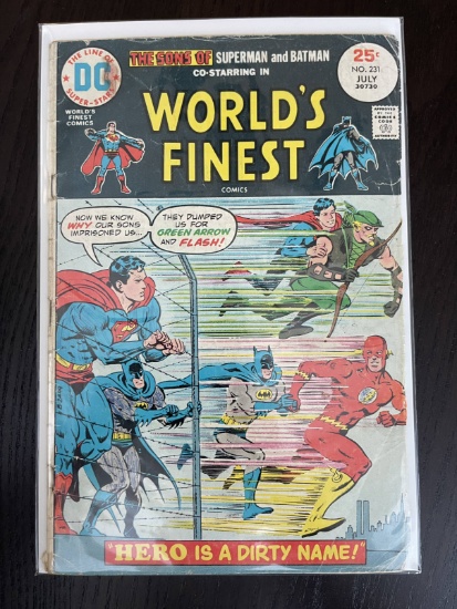 Worlds Finest Comics #231 DC 1975 Bronze Age 25 Cents Batman Superman