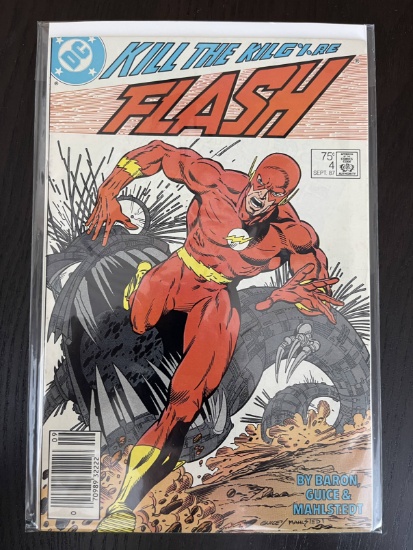 Flash Comics #4 DC 1987 Copper Age 75 Cents Cyborg