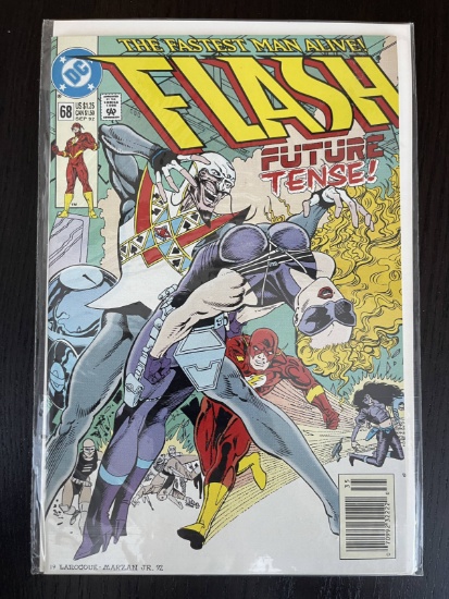 Flash Comic #68 DC 1992 Beat The Clock Peregrine