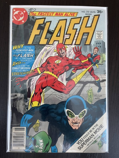 Flash Comic #252 DC 1977 Bronze Age Elongated Man Scarlet Speedster 35 Cents