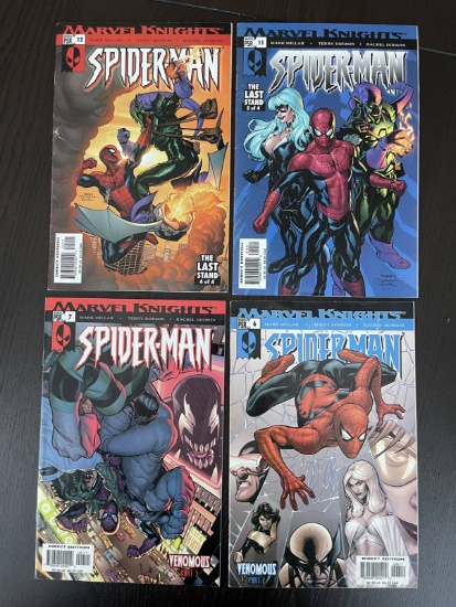 4 Spider-Man Marvel Knights Comics #6-7 & #11-12 Marvel Comics Green Goblin Venom Sinister Twelve