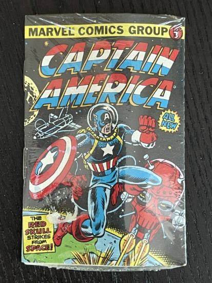 Still Sealed Bubble Funnies Original 1981 Bronze Age Captain America Mini Comic