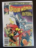 Spider-Woman Comic #43 Marvel 1982 Bronze Age 60 Cents Silver Samurai Chris Claremont
