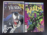 2 True Believers Comics Reprints of Venom Lethal Protector #1 and Incredible Hulk #13 Marvel