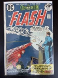 The Flash Comic #224 DC 1973 Bronze Age Green Lantern 20 Cents Fastest Man Dead