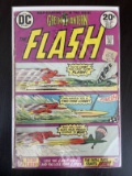 The Flash Comic #223 DC 1973 Bronze Age Green Lantern 20 Cents Fatal Race