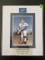 Signed Sandy Koufax Photo Matted in Plastic 8x10 Dodgers With Nameplate All Time Dodger Great