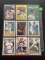 9 Misc Cards on Card Holder Page Wade Boggs Cal Ripken Will Clark Jeff Bagwell Juan Guzman