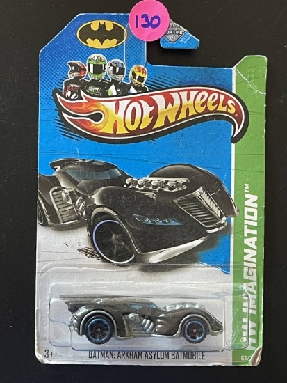 Hot Wheels Batman Arkham Asylum Batmobile HW Imagination Carded 2012