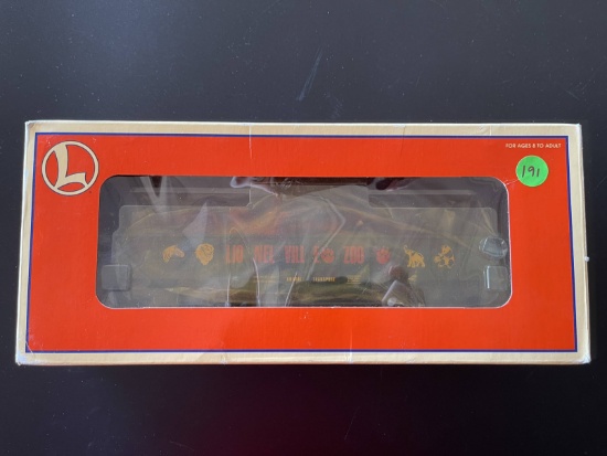 Model Railroad Lionel Lionelville Zoo Gondola w 6 Zoo Animals 6-19476 NIB