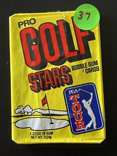 Unopened Pro Golf Stars Donruss PGATour Pack of 7 Cards 1981