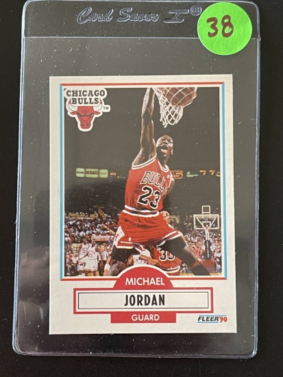 Michael Jordan Chicago Bulls Fleer 1990 Card #26