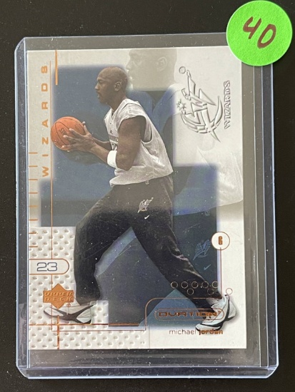 Wizards Upper Deck Card Michael Jordan #90 Ovation 2001
