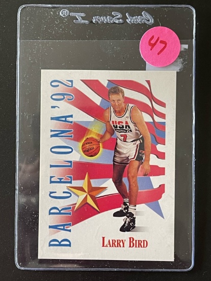 Barcelona 1992 Larry Bird Card Skybox USA Basketball Team #531