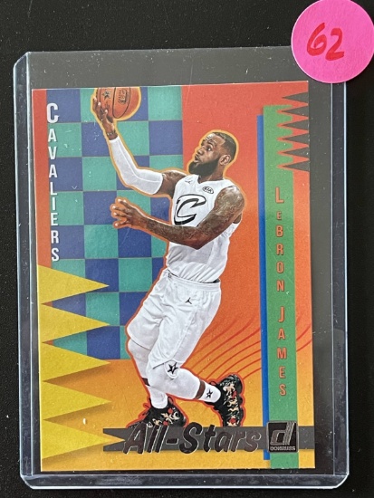 Caveliers All Stars Card Lebron James Donruss Basketball Panini #1 from 2018-2019