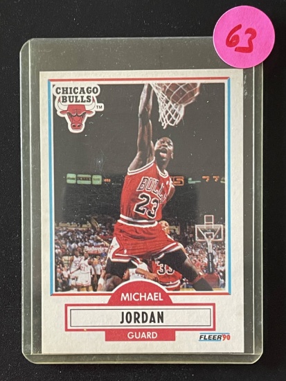 Fleer 1990 Basketball Card Michael Jordan 1990 #26 Chicago Bulls