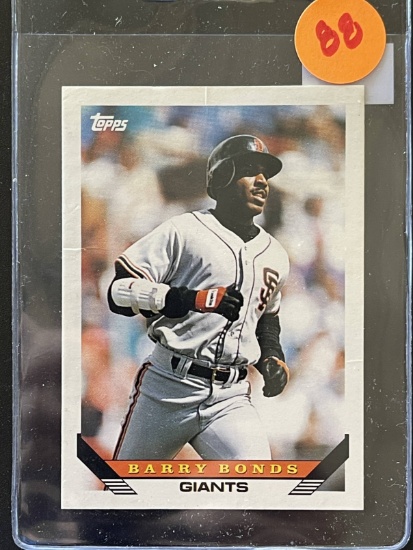 Barry Bonds Card #1T Topps 1993 Giants