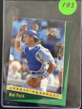 Rookie Prospect Card Mike Piazza Score Select 1992 Dodgers #347