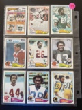 17 Football Cards 1982 Topps LeRoy Irvin Tim Wilson JT Smith Mike Pruitt Mike Kenn Pat Thomas