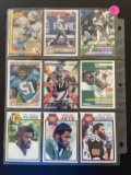 15 Misc Football Cards Waymond Bryant Ollie Matson Randy White Anthony Miller Kevin Johnson