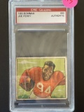 Sealed Graded EMC Grading Card Joe Perry Football Card Mini #35 1950 Bowman #35 San Francisco 49ers
