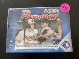 Bowman 2021 Baseball Cards Box 72 Cards Per Box 6 Packs Sealed