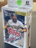 Topps Baseball 2021 Series 2 Box Sealed 67 Cards 2 Exclusive Royal Blue Base Cards Inside