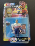 Nascar Superstars of Racing Mark Martin in Box (Crumpled) w Collector Card Toy Biz 1998