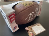 Rob Gronkowski Signed NFL Football #87 w/COA GFAA-808564