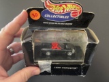 Hot Wheels on Card, Box is Crumpled but UNOPENED 98 Corvette Limited Edition With Display Case 1998