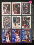 9 Basketball Cards 1991 Manute Boll David Robinson Kevin Johnson Rex Chapman Cleveland Cavaliers