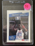 Michael Jordan All Star East Card 1988 All Star Weekend NBA Basketball NBAHoops MVP
