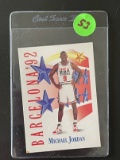 Barcelona 1992 Michael Jordan Card Skybox USA Basketball Team #534