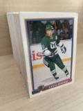 252 Bowman Hockey Cards 1991 Incomplete Set
