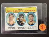 NHL Assists Leaders 1970-1971 Card Topps Hockey NHL #2