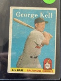 George Kell 3rd Base Baltimore Orioles Baseball Card Topps 1958 #40
