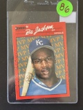 Bo Jackson Donruss Baseball Card 1990 Royals BC-1 Leaf