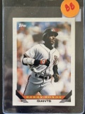 Barry Bonds Card #1T Topps 1993 Giants