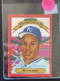 Donruss Diamond Kings Bo Jackson Card 1989 Kansas City Royals